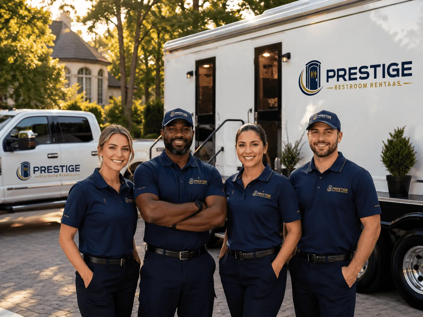Trusted Luxury Portable Restrooms company in Shafer, MN